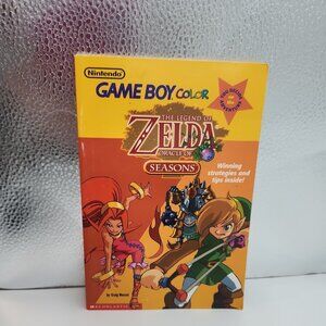 Nintendo Legend of Zelda Seasons Ages 2001 Scholastic Game Boy Color Book